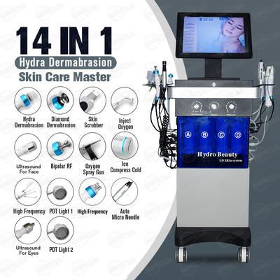 14 in 1 kontaktloser Sauerstoff-Gesichtsmaschine, Diamond Dermabrasion Machine