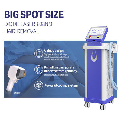 Die Haupt- dauerhaften Kräuter-Laser-Haar-Abbau-Maschinen-Schmerz der Dioden-808nm geben 600W frei