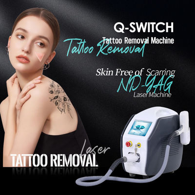 Medizinische Hochleistungs-Q-Schalter ND:YAG Laser-Tattoo-Entfernung Maschine