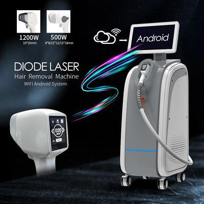 808 nm Permanent Diode Laser Haarentfernung Maschine Fleckengröße veränderbar Salon verwenden Schmerzfrei