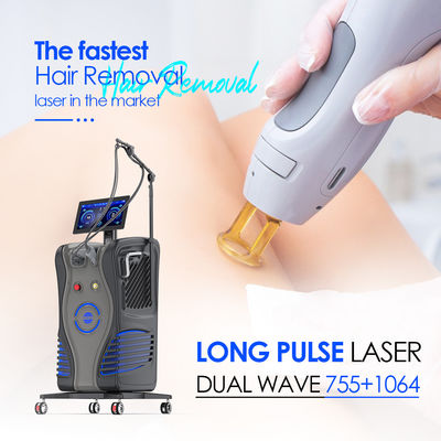 Großhandel Alex Laser 755 1064NM Haarentfernung ND YAG Laser Maschine