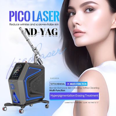 Pigmentierungsentfernung mit hoher Leistung Pico Laser 1064 Nm 532 Nm