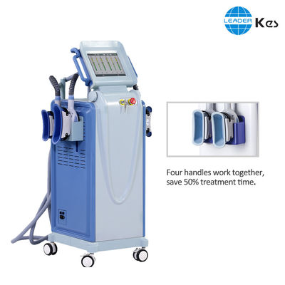 4 Handgriffe Cryolipolyse-Maschine, Fettfriermaschine Gewichtsverlust