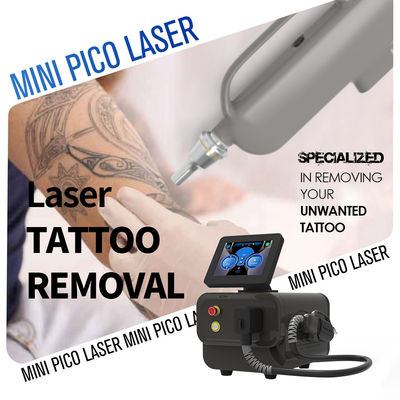 Tragbare Tätowierungsmaschine Q Switch ND YAG Laser Mini Pico