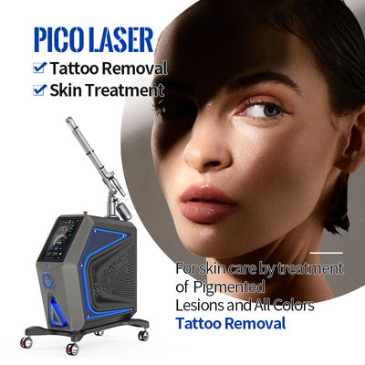 CER genehmigtes 1064nm 532nm Q-schaltete Nd YAG Laser-Tätowierungs-Abbau-Maschine